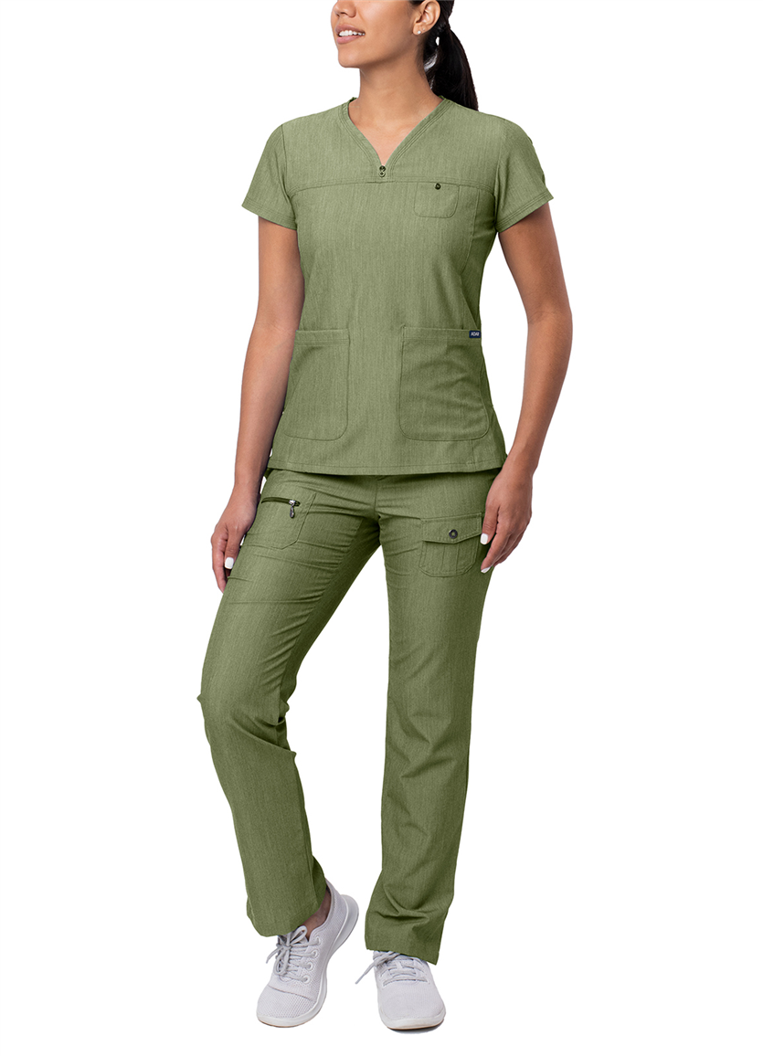 Tapered Drawstring Scrub Pants 