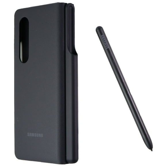Samsung Flip Cover with Pen for Galaxy Z Fold3 5G - Black (EF-FF92PCBE) (Used)