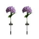 thumbnail image 2 of Outdoor Patio Decoration Lawns Decorative Ambient Lights Ground Lamp Solar Lighted Pole Hydrangea Automatically Lights Up When It Gets Dark, 2 of 6