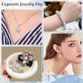 thumbnail image 4 of 100 Pcs Rhinestone Clay Beads for Crafting,Round Shiny Crystal Clay Bead,Bulk Diamond Beads for Hair,Crystal Beads,Clay Beads for Bracelets,Cute Beads,Polymer Clay Crystal Rubber Beads,Silver, 4 of 8