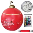thumbnail image 2 of Decoraciones Navideñas para Exteriores Navideña Inflable PVC Iluminada 24 Pulgadas Con Y Control Remoto, 2 of 9
