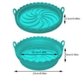 thumbnail image 4 of Xihbxyly Revestimientos para Ollas de Airfryer, Repuesto de Cesta Sin Limpieza, Seguros para Alimentos y Ecológicos, Ajuste Universal para Airfryers de 8.66 Pulgadas, Aptos para Lavavajillas, Antiadh, 4 of 4