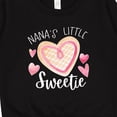 thumbnail image 3 of Inktastic Nana's Little Sweetie with Pink Heart Cookie Toddler Sweatshirt, 3 of 4