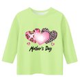 thumbnail image 4 of T-shirt Imprimé Fête des Mères pour Enfants Manches Trois-Quarts Col Rond, 4 of 5