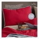 thumbnail image 3 of Edredón Ligero Real Textil + 1 Funda de Almohada, Juego de Colcha Individual, Color Rojo/Gris, 3 of 7