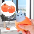 thumbnail image 1 of Juguete exprimible para aliviar el estrés de bolsillo Carrot Rabbit | Lindo fidget de descompresión | Ejercitador de coordinación de manos | Material seguro y respetuoso con el medio ambiente |, 1 of 8