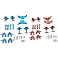 thumbnail image 1 of 2set Metal Upgraded Parts Steering Cup Swing Arm Shock Absorber Plate Set for P929 P939 K969 K979 Red & Blue, 1 of 7