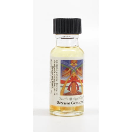 Suns Eye Citrine Herbal Fragrance Oil - 1/2 Ounce Bottle