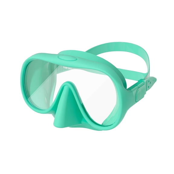 Gintenco Water Sports Silicone Scuba Swimming Swim Diving Mask Snorkel Glasses Anti Fog Goggles green