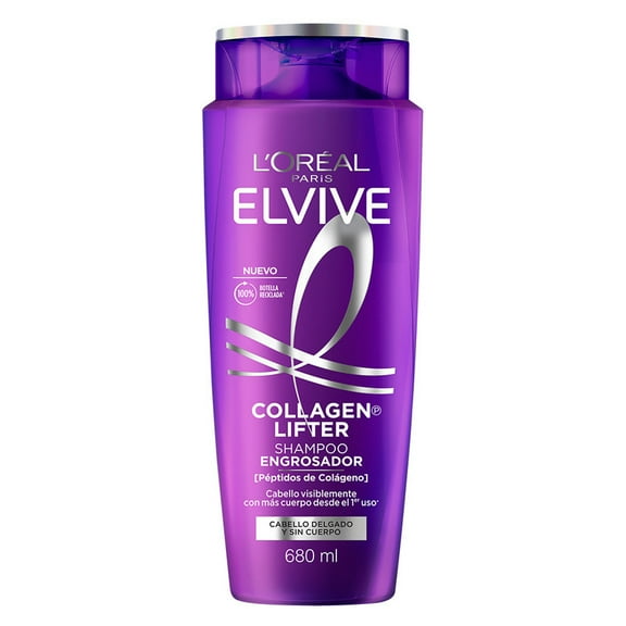 L'Oréal Paris Elvive Collagen Lifter Shampoo para un Cabello con más Cuerpo 680ml