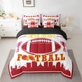 thumbnail image 2 of Erosebridal Sport Football Bedding Sets Twin Size,Ball Game Comforter Sets with Sheets,Rugby Room Decorative(Phoenix),Reversible,Lightweight,7-Piece, 2 of 5