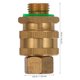 thumbnail image 2 of unbranded Conector Dorado De Latón Para Mangueras De Presión Con Uso Y Duradero, 2 of 6