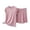 Hot Pink, variant on BaoFuBaoMei Pajamas for Women Set Plus Size 2 Piece Modal Short Sleeve Lounge Set Crew Neck Top and Wide Leg Shorts Pjs Fall Loose Sleepwear