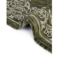 thumbnail image 7 of Unique Loom Outdoor Traditional Collection Area Rug - Antique (4' 1" x 6' 1" Rectangle Green/Ivory), 7 of 7