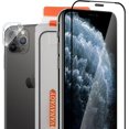 thumbnail image 1 of Protecteur d'Écran en Verre Compatible pour iPhone 11 Pro max 6.5 Pouces [2 Pack][Résistant aux Rayures], Protecteur d'Objectif de Caméra Inclus, Film avec Étui Complète pour une Installation Facile, 1 of 4
