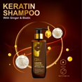 thumbnail image 2 of Qraa Men Keratin Shampoo with Ginger and Biotin for Thick Hair - 200 ml, 2 of 5