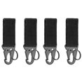 thumbnail image 3 of Escalada 4 Uds cinturón de nailon EDC mochila Molle caza hebillas de gancho al aire libre (negro) Ehuebsd Para Estrenar, 3 of 9