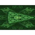 thumbnail image 1 of Ahgly Company Machine Washable Indoor Rectangle Transitional Night Black Area Rugs, 5' x 7', 1 of 7
