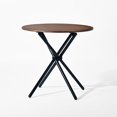 thumbnail image 5 of Homy Casa Round Outdoor Dining Table - 31.5 Inch Diameter for Garden Terrace Swimming Pool Easy to Install, Espresso, 5 of 5