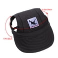 thumbnail image 3 of TAILUP Small Pet Summer Canvas Cap Dog Baseball Visor Hat Puppy Outdoor Pet Cap, 3 of 9