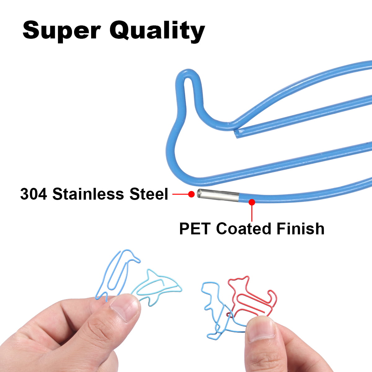 Craft Organizers and Storage Paper Clips for Kids Animal Shaped Paperclip  Fun Paper Clips Assorted Colors Paperclip Coated Paper Clips Bookmark Clips  Office Arts and Crafts for Kids Ages 8-12 Girls 