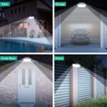 thumbnail image 6 of SZRSTH Solar Outdoor Lights - 2Pack 252 LED Motion Sensor Lights Solar Powered Security Flood Lights, IP65 Waterproof Wall Light for Backyard Yard Patio, 6 of 7