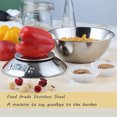 thumbnail image 4 of EeaseCA Digital Kitchen Scale 11lb/5kg Multifunction Accuracy Food Scale with Removable Bowl Tare Clock Temperature Indication, 4 of 5