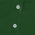 thumbnail image 5 of Mohiass Long Sleeve Polo Shirts for Women 2024 Winter Fall Tops Button V Neck Business Casual Collared Shirts Dressy Blouses Dark Green XL, 5 of 5