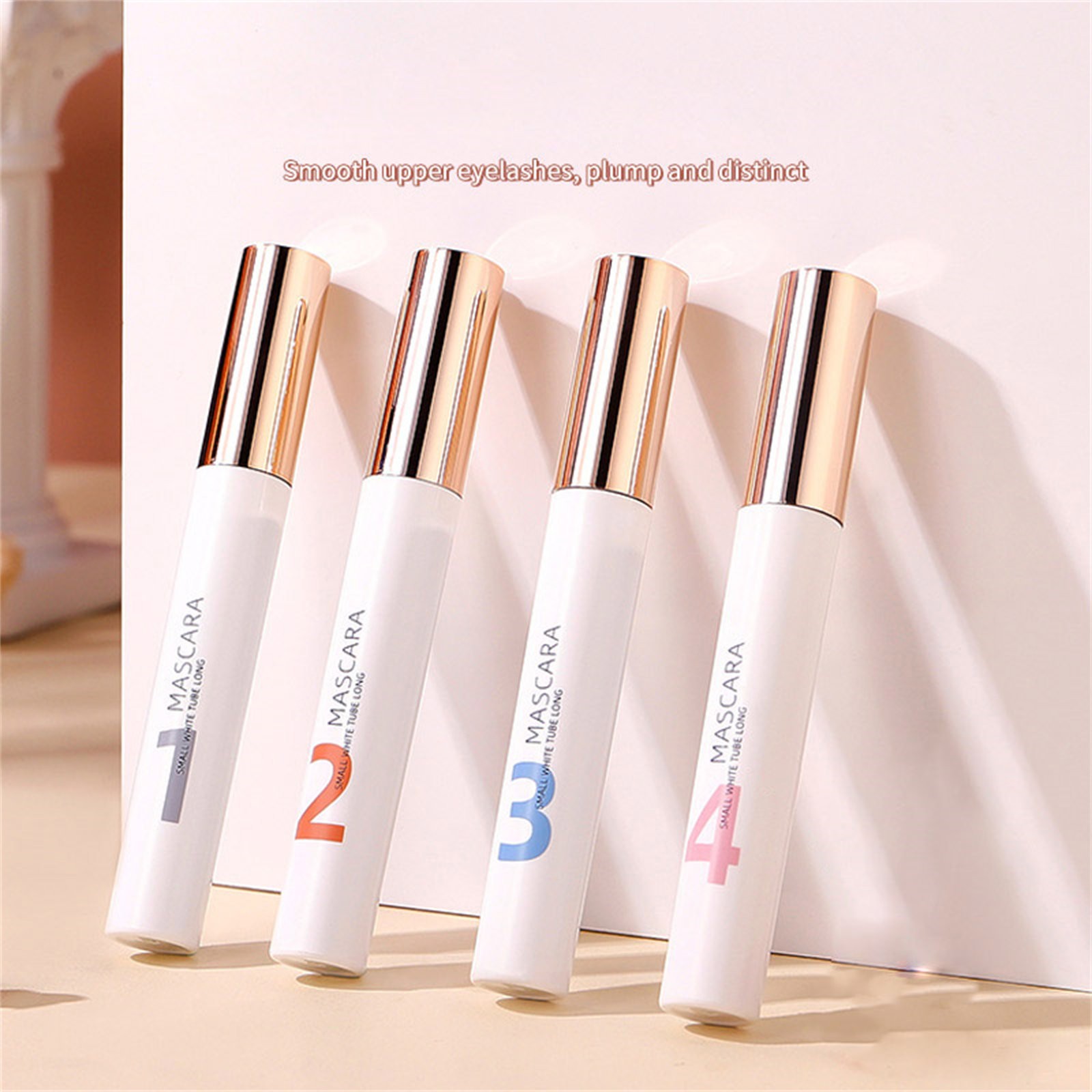 Mascara 4d Silk Fiber Lash Colour Mascara Natural Waterproof Smudges Proof Lengthening And Thick 3166