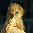 thumbnail image 6 of Elegant Brown Pearl Hair Clip - Stylish French Barrette for Women for Updos Hair Accessories, 6 of 6