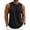 Black_009, variant on Relaxed Fit Sleeveless Muscle Top for Men, Wide Armhole Crew Neck Tank Shirt for Workouts, Layering and Streetwear Beige 2XL