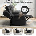 thumbnail image 3 of WISHDEER 58.3" Reclining Loveseat Sofa RV Loveseat Recliner Couch Home Theater Seating for Living Room Manual RV Recliners for Travel Trailers, 3 of 9