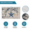 thumbnail image 6 of Texas Star Vintage Placemats Set of 6, Retro Navy Blue Berry Wooden Placemats for Dining Table, Place Mats for Kitchen Tabletop, Waterproof Wipeable Dining Table Mats Set, 6 of 9