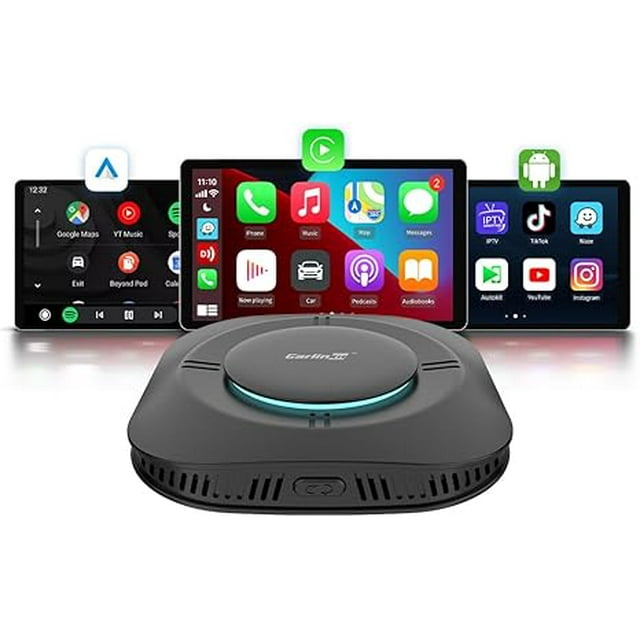 Carlinkit S2 Android 13 Tv Box SM6115 8 Core4 4+64GB Carplay Wireless Android auto Support Youtube Netfilx IPTV Spotify Physical Switch