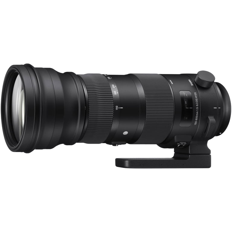 Sigma 150-600mm f/5-6.3 DG OS HSM Sports Lens for Nikon F with 2