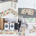 thumbnail image 5 of Pioneer Flower Floral Print Pattern Kitchen Rugs Sets Of 2,Anti Fatigue Kitchen Mat Rugs Non Slip Washable,Decorative Kitchen Floor Mats for Kitchen,Sink,Laundry,17"x30"+17"x47", 5 of 7