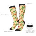 thumbnail image 4 of Naloa Herb Of Burger Thigh High Socks Extra Long Stretchy Sock Women Over Knee High Opaque Stocking Daily Wear, 4 of 6