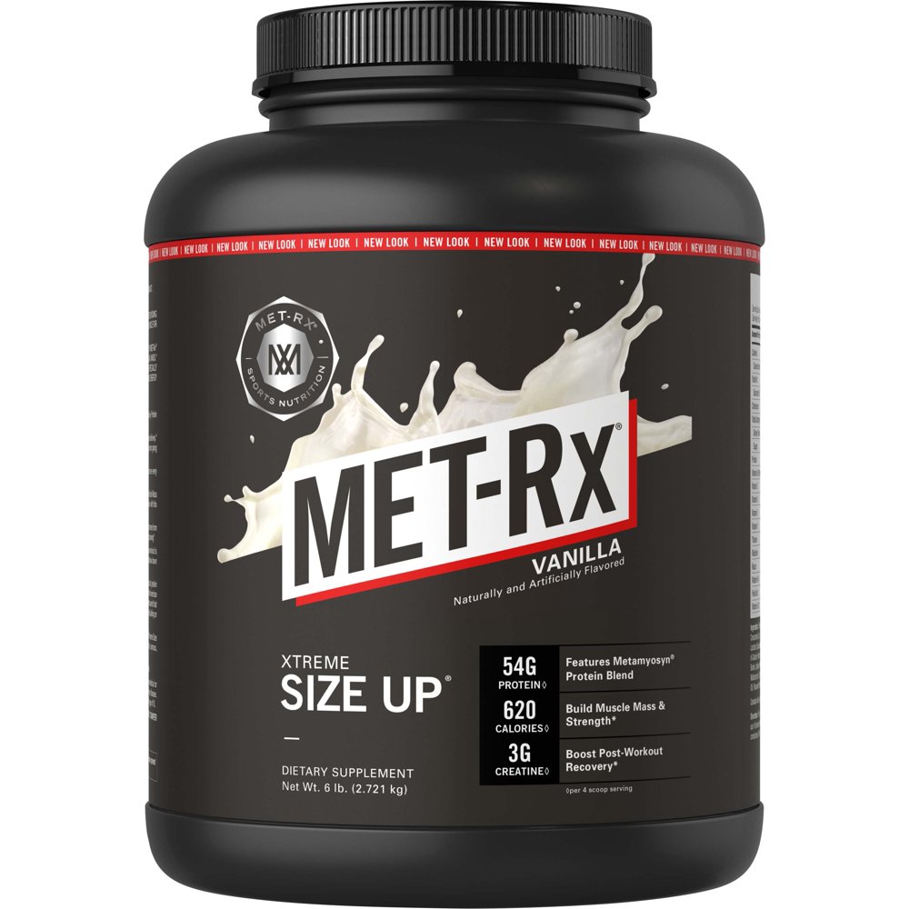 METRx(R) Size Up Gainer, Vanilla, 6 lb., Muscle Mass Gainer Supplement