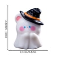 thumbnail image 2 of Cute Halloween Decorations, Creative Halloween Ghost Pumpkin Bear Diy Craft Mini Figurine, for Tiered Tray, Shelf, Desk Display and Blind Bag Accessory Use, 1 Piece 1X1 Inch Tiny, 2 of 5