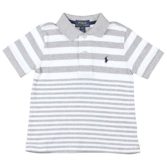 Polo RL Boys' (5-7) Stripped Small Pony Polo Shirt