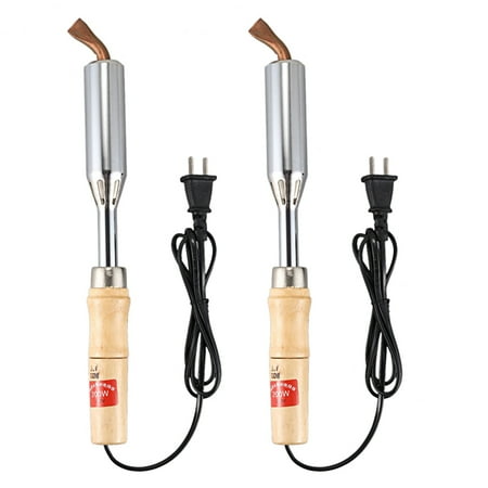 

2X 200W Insulated Wooden Handle Electric Iron High Soldering Iron Household Electrician Welding Iron US Plug