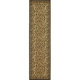 thumbnail image 1 of Unique Loom Wildlife Cheetah Border Design Rug 2' 7 x 10' Runner Ivory/Black, 1 of 1