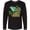 AB-Black, variant on Save the Rainforest with Basilisk Lizard on a Tree Long Sleeve T-Shirt