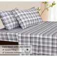 thumbnail image 3 of RUVANTI Flannel Sheets California King Size - 100% Cotton Brushed Cal King Bed Sheets Set - Deep Pockets 16 Inches - All Seasons Breathable & Extra Soft - Warm & Cozy, 4 Piece, Modest, 3 of 8