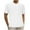 White, variant on Comfort Fit T Shirts for Men Men Tshirt Mens Textured Knitted Shirts Casual Muscle Round Neck Work Office T-Shirt Summer Solid Color Short Sleeve Basic Tee Tops