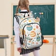 thumbnail image 7 of FORMRS Unisex School Backpack 17" Student Travel Bag with Laptop Compartment, Floral Easter Eggs, 7 of 7