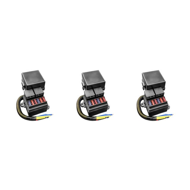 Youkk Pre-Wired Fuse Relay Box Fuse Relay Box Kits Fuse And Relay Box Supplies 2V Fuse And Relay Box 3Set
