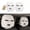 #a, variant on Ghost Face Headrest Covers for Cars, Scary Covers Halloween Car Accessories | Creepy Seat Cover Spooky Face Design Horror Mask Ghostly Headrest Decoration Funny Stretchy Protector for Vehicle