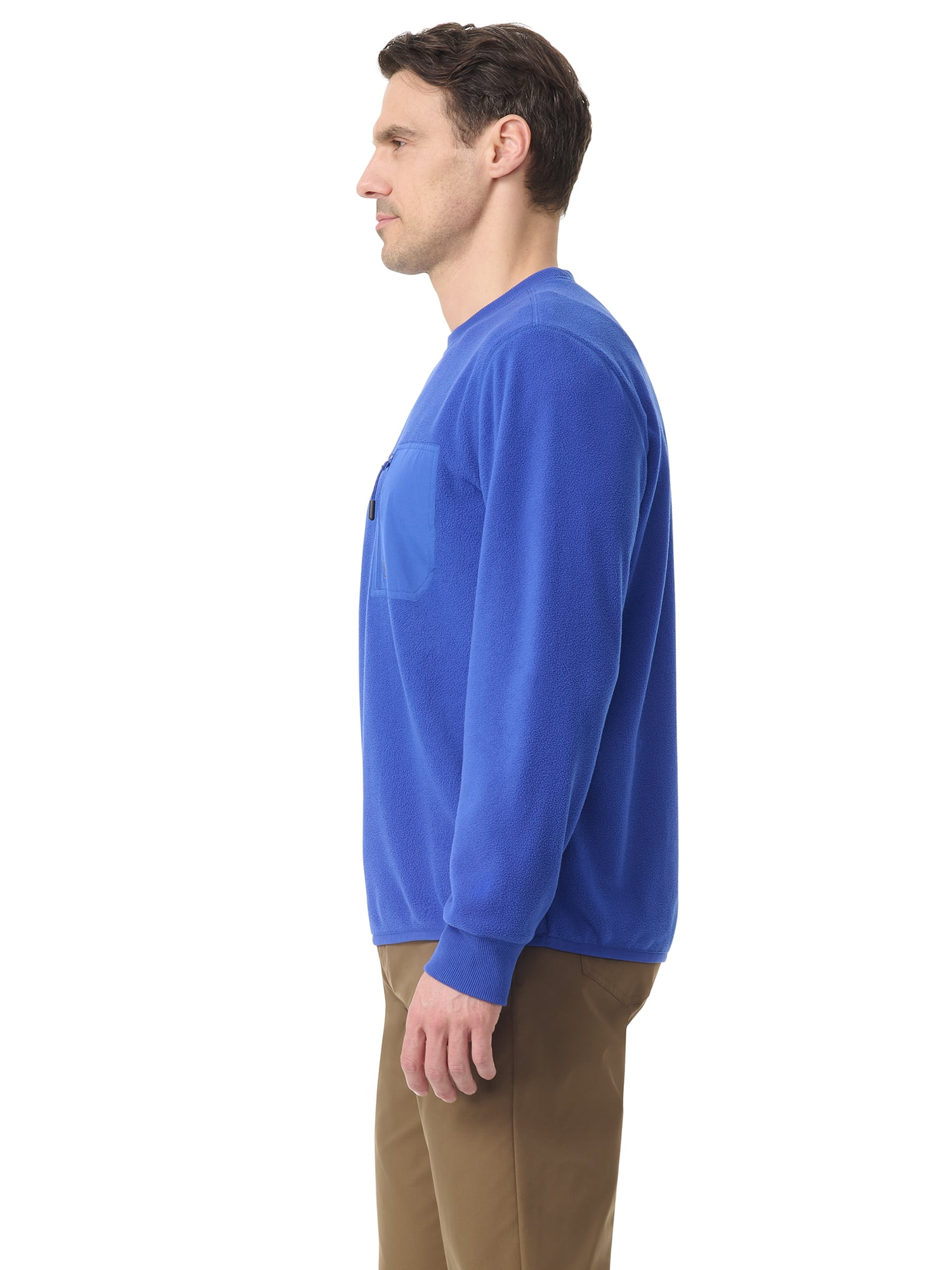 Bass & Co Men's Polar Utility Crew Fleece, Sizes S-3XL