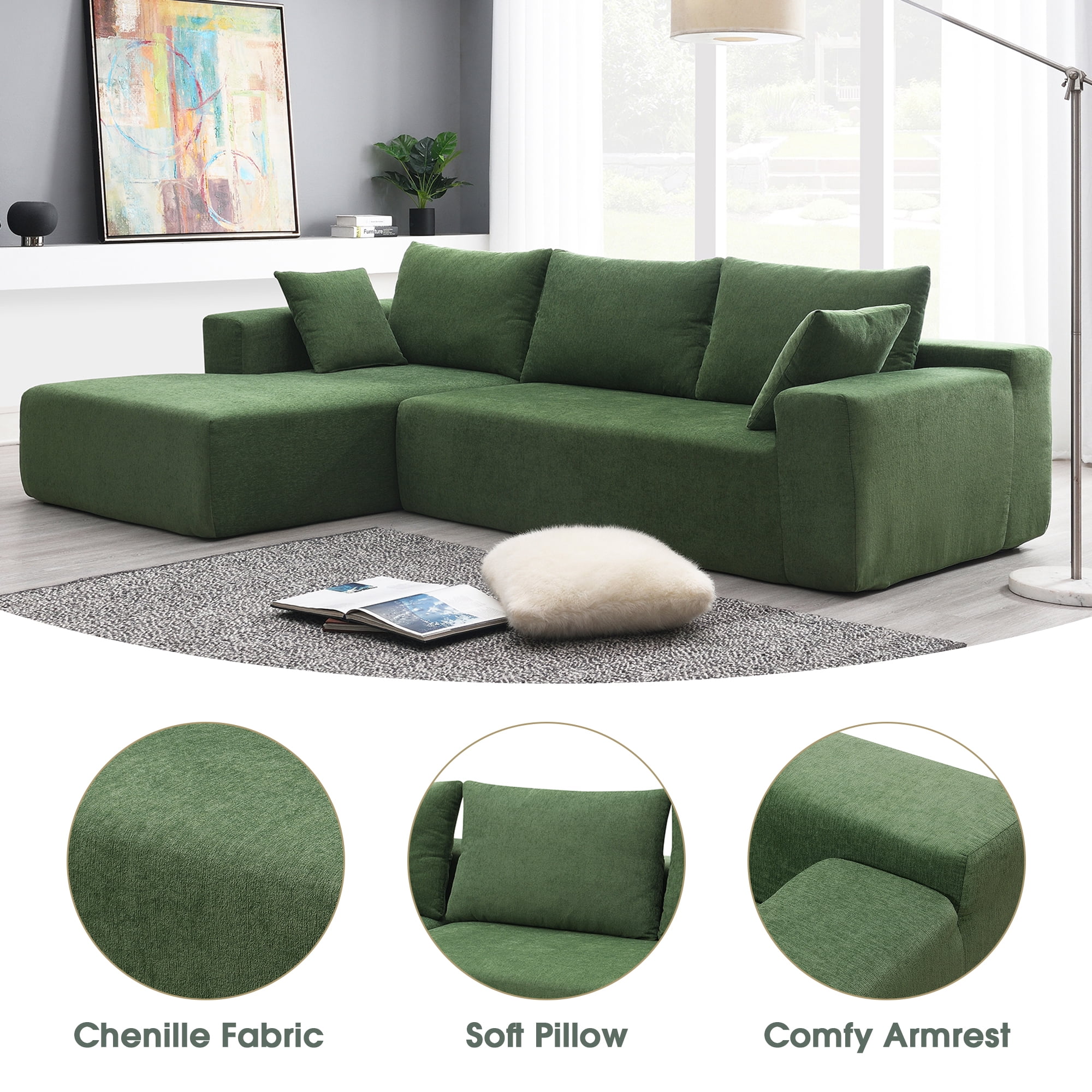 Euroco Modular L Shaped Sofa 109